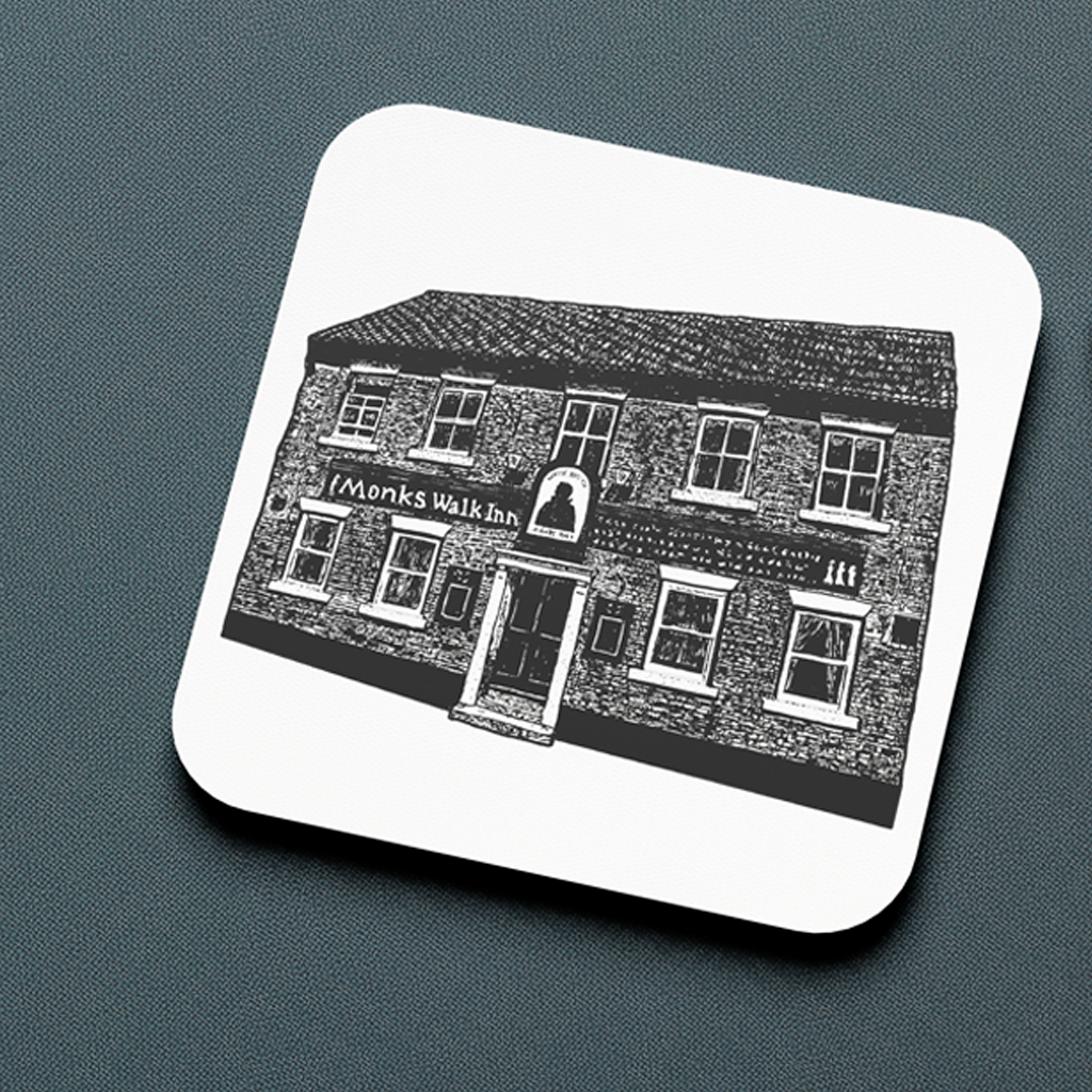 The Monks Walk, Beverley Pub Coaster