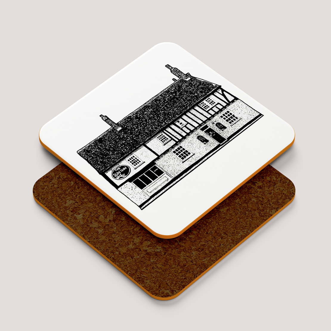 The Sun Inn, Beverley Pub Coaster