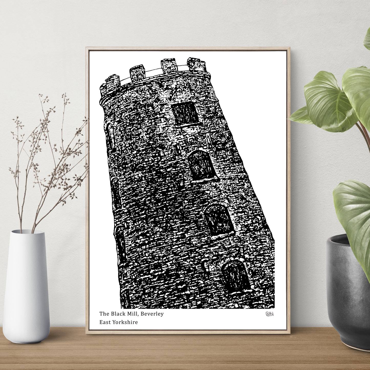 The Black Mill, Beverley, East Yorkshire Art Print