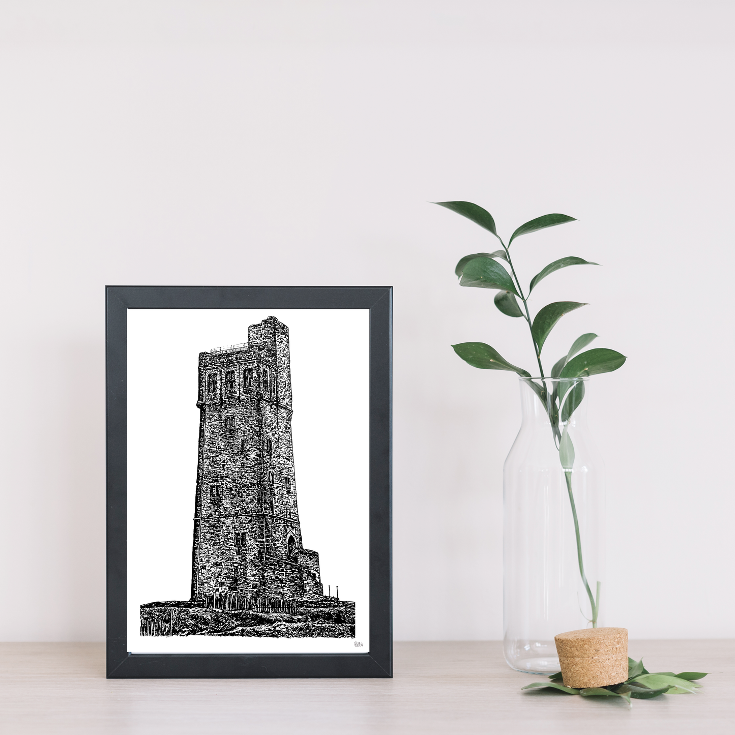 Castle Hill, Huddersfield, West Yorkshire Art Print