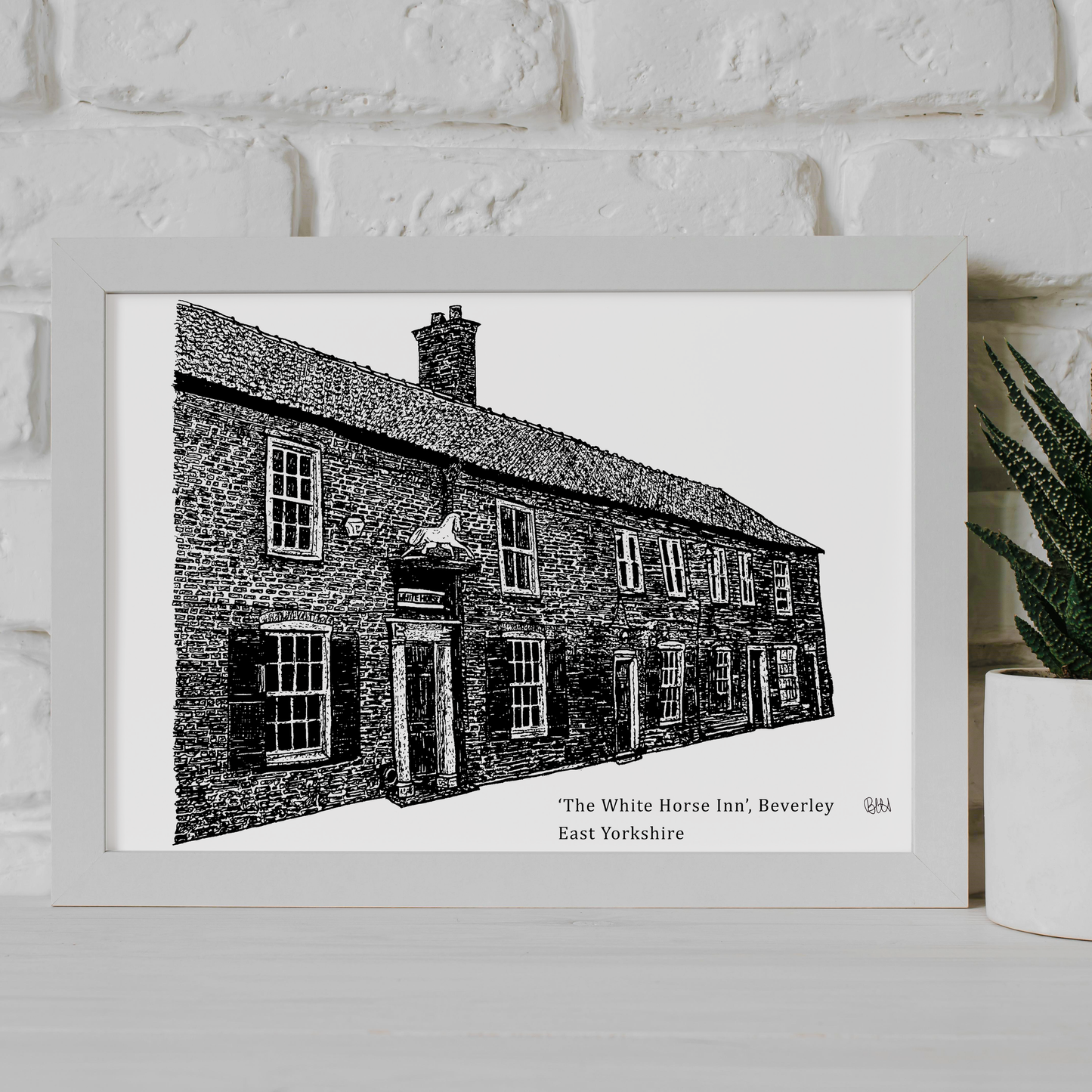 The White Horse Inn (Nellies) Pub, Beverley Art Print