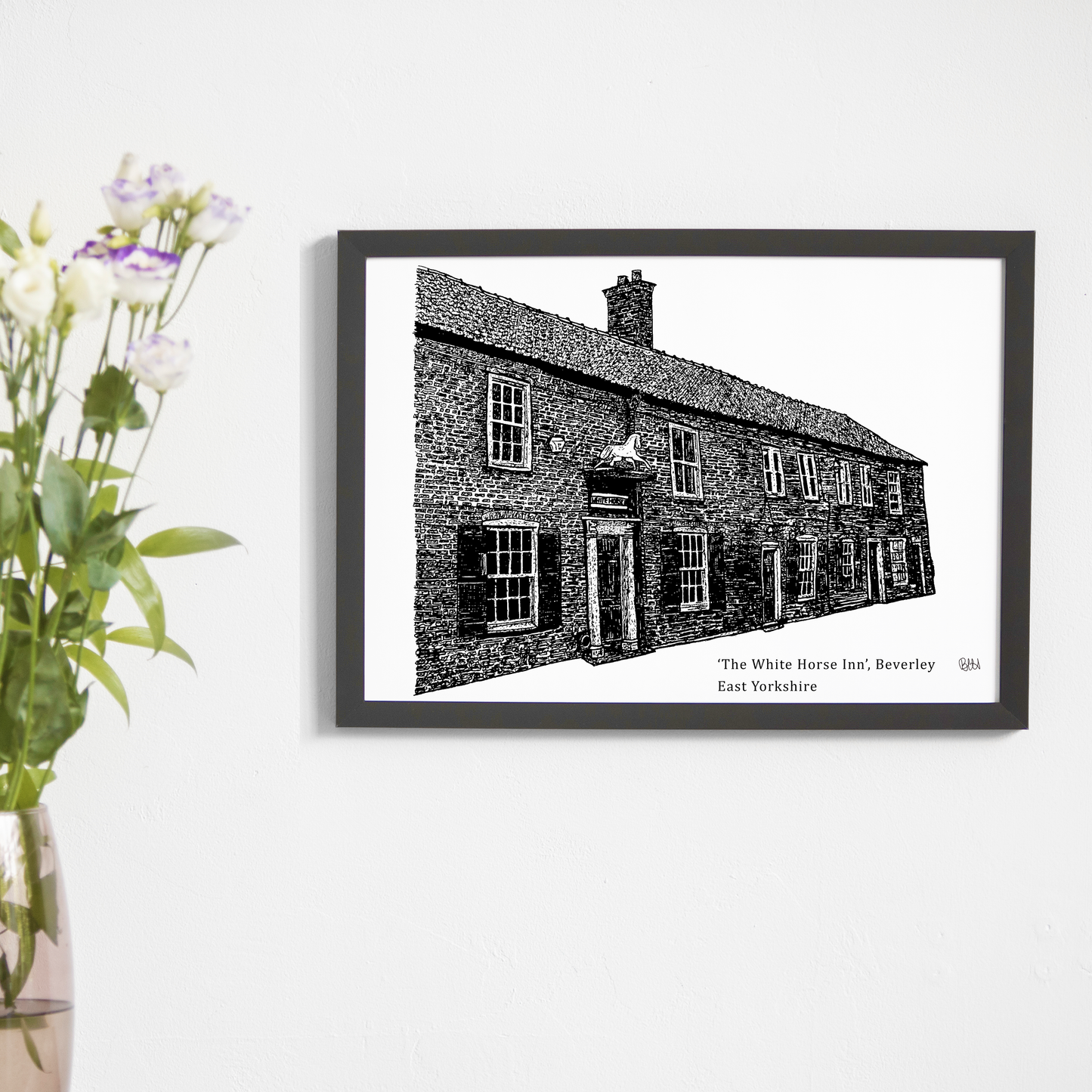 The White Horse Inn (Nellies) Pub, Beverley Art Print