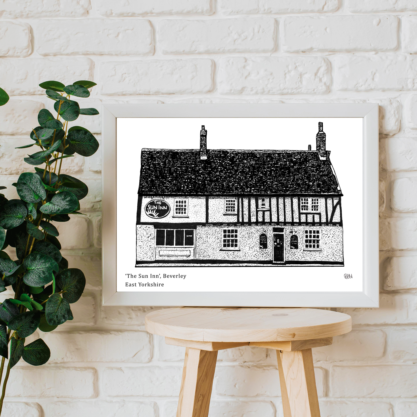 The Sun Inn Pub, Beverley, East Yorkshire Art Print