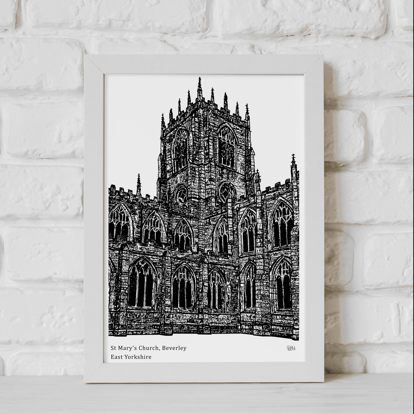 St Mary's Church, Beverley, East Yorkshire Art Print