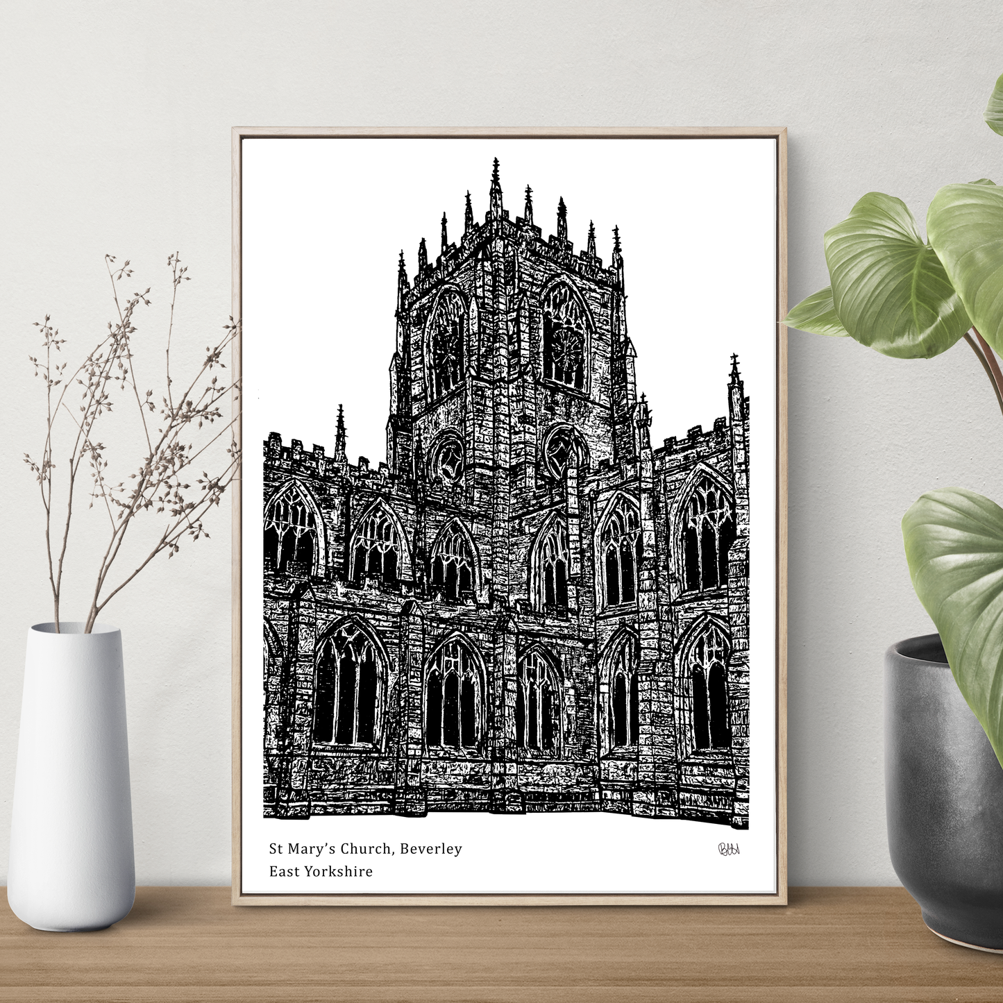 St Mary's Church, Beverley, East Yorkshire Art Print
