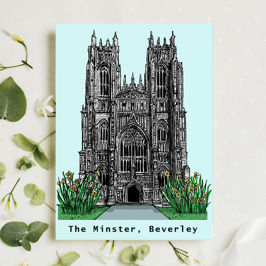 Beverley Minster Spring Greetings Card