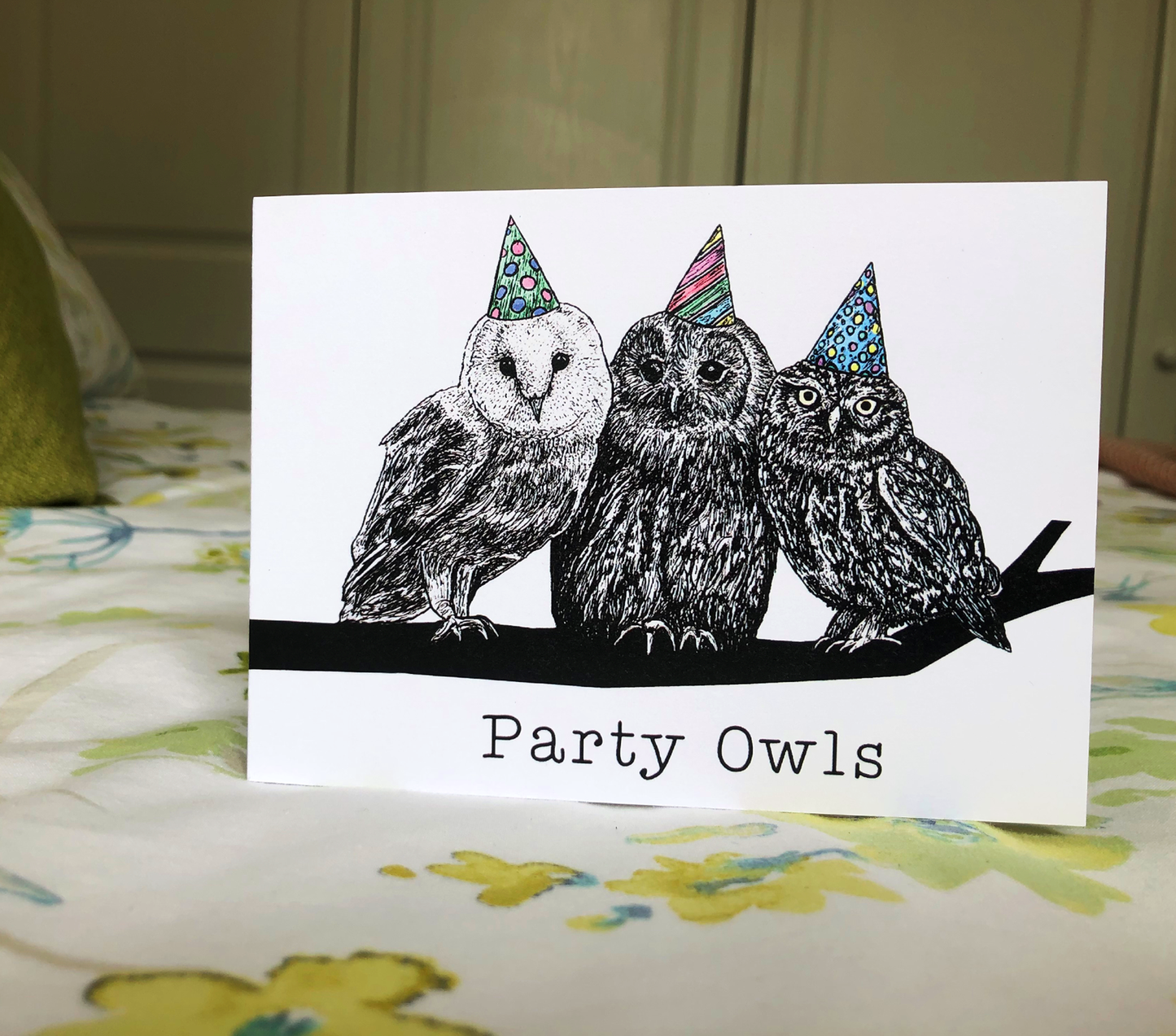 Party Owls Birthday Card