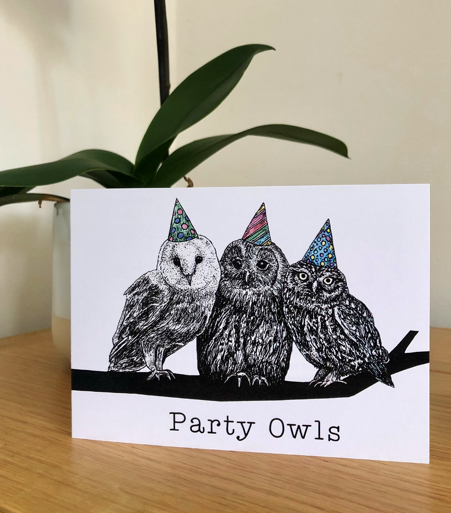 Party Owls Birthday Card