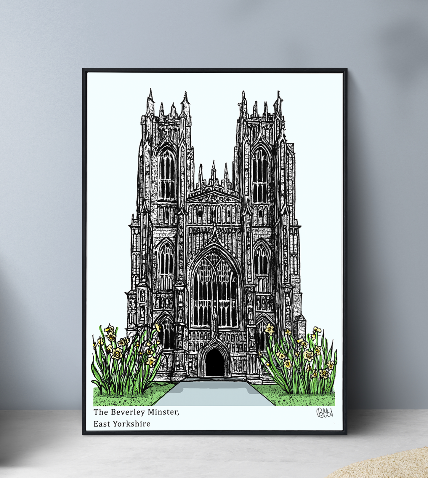 Beverley Minster Spring Artwork Print