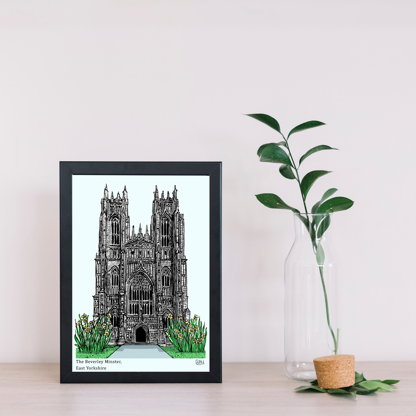 Beverley Minster Spring Artwork Print