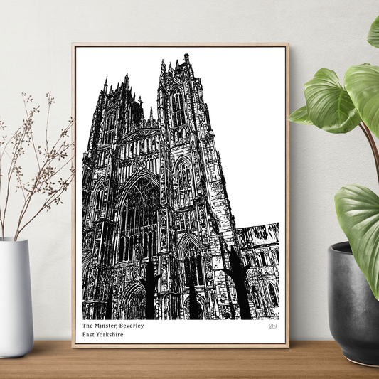 The Beverley Minster, East Yorkshire Art Print