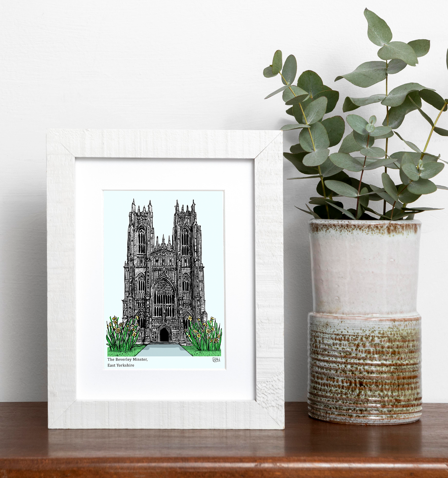 Beverley Minster Spring Artwork Print