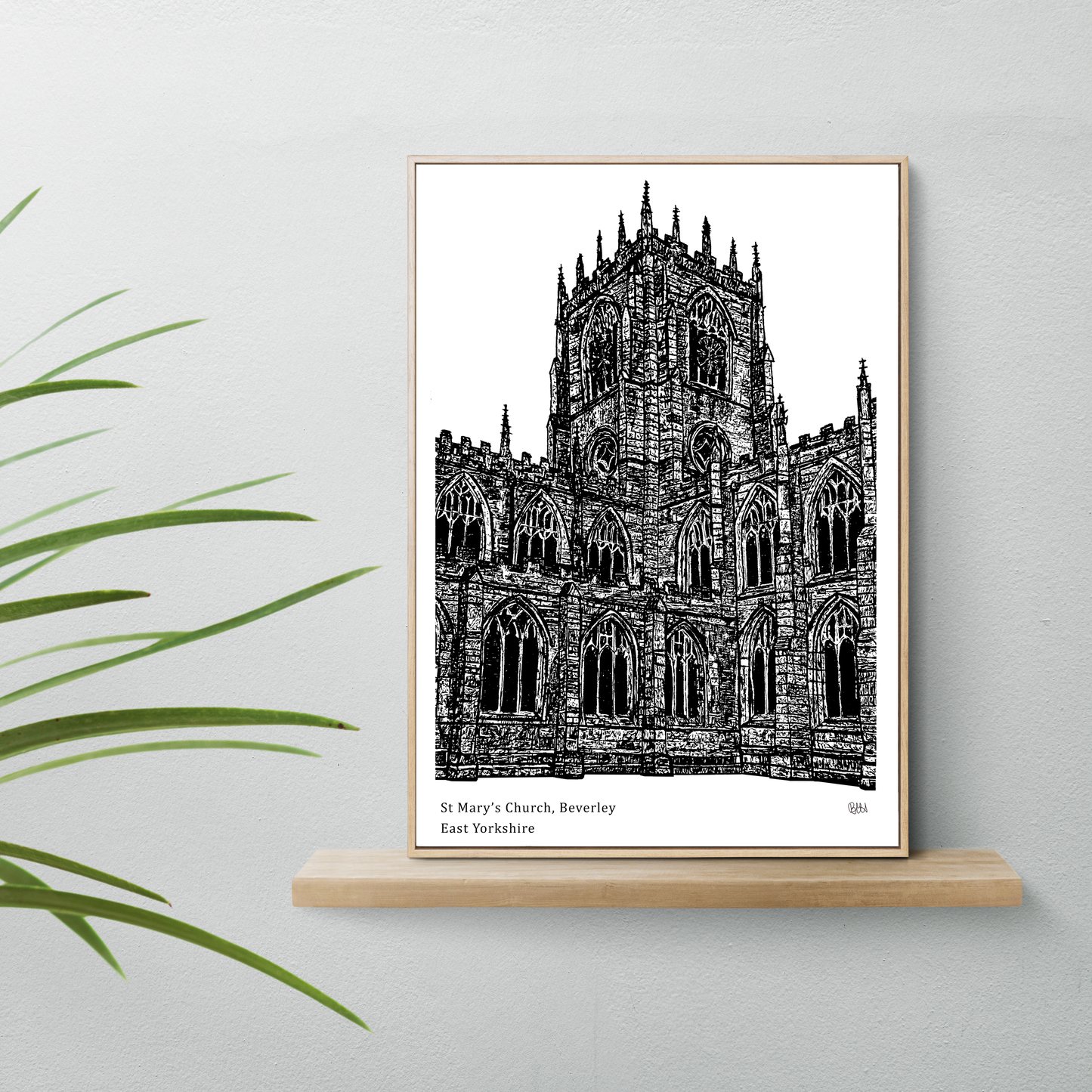 St Mary's Church, Beverley, East Yorkshire Art Print